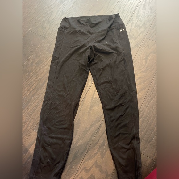 Victoria's Secret Pink Ultimate Black Leggings - Picture 1 of 5